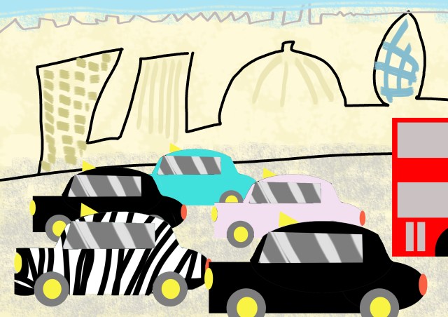 Modern Carton background-by: Hashim Gaad